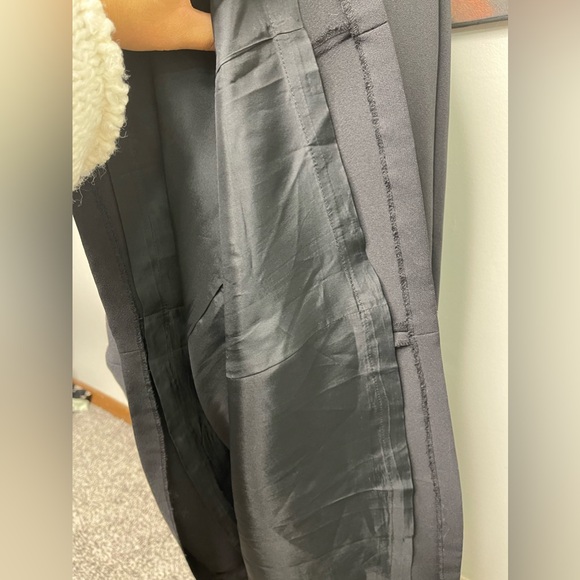 Vintage Liz Claiborne Black Textured Halter neck Formal Long Gown Sz 6 - Picture 6 of 8